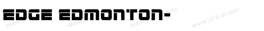 Edge Edmonton字体转换
